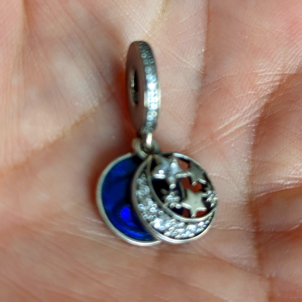 Pandora moon and stars charm